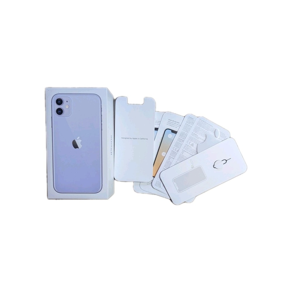 Apple iPhone 11 64GB  Mobile Phone Empty Box Only Genuine- Purple